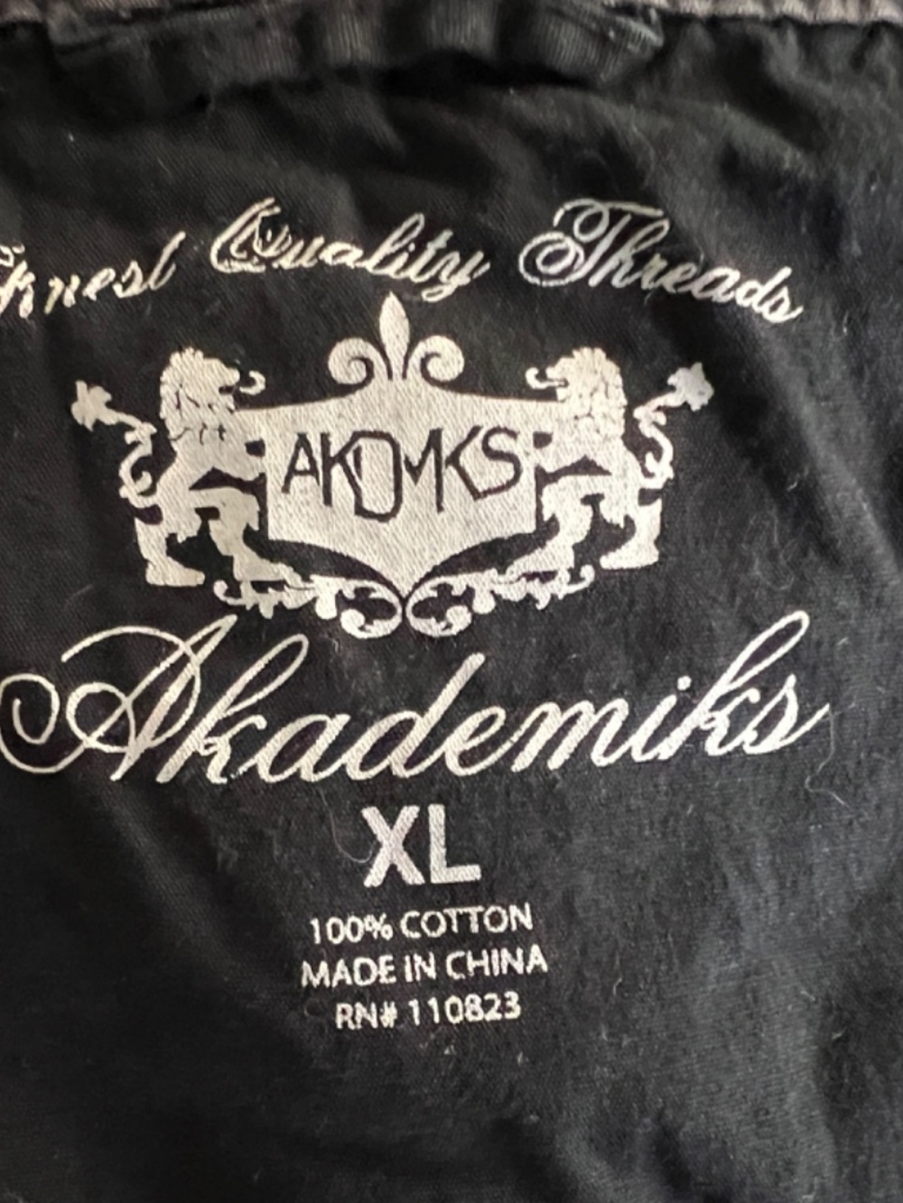 AKADEMIKS BOYS SIZE Large Black LS BUTTON FRONT SHIRT 100% Cotton Size XL - Picture 11 of 14
